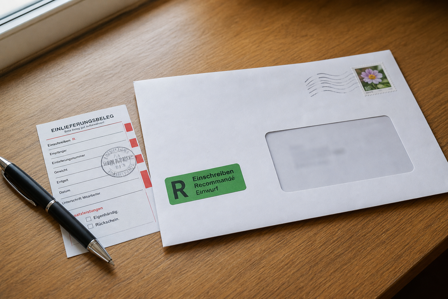 Zustellnachweis bei Mängelanzeige — Einschreiben